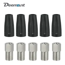 Hollow Bolt M8 Thread for Bicycle Hydraulic Disc Brake Needle Olive Rings Fastening Optional Gel Rubber Sleeve Cap BH59 BH90