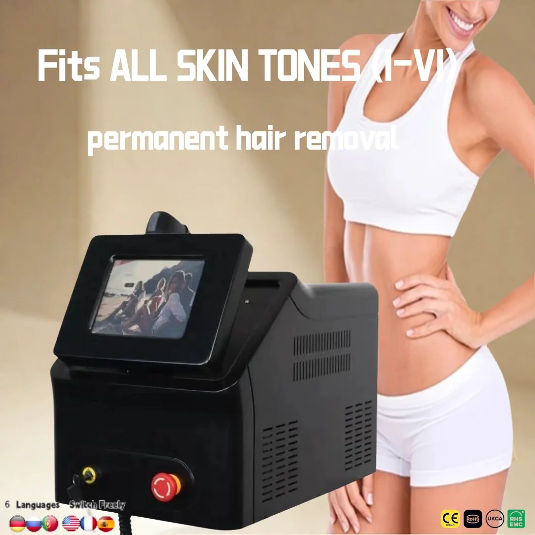 

Диодный лазерный аппарат для удаления волос с 4 длинами волн и сапфировым охлаждением – Долговечный, комфортный эпилятор, сертифицированный CE