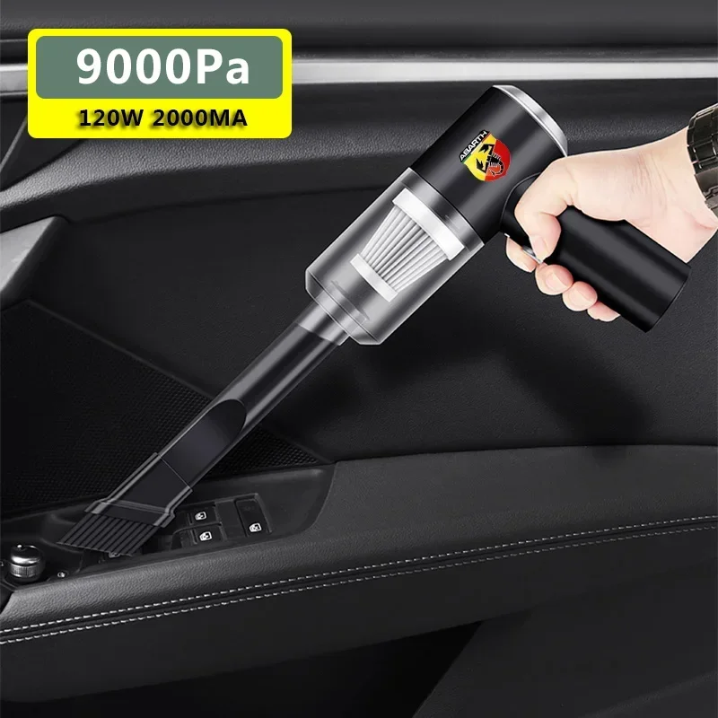 

9000Pa Wireless Car Vacuum Cleaner Cordless Handheld Vacuum Home & Car Dual Use for Abarth 500 Stilo Ducato Palio Bravo Doblo