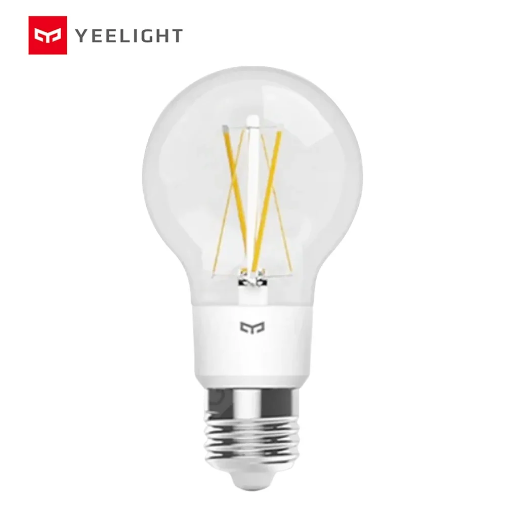 

Yeelight 6W 700lm E27 Интеллектуальные светодиоды накаливания Лампа AC100-240V Приложение Голосовое управление для домашнего использования Совместимость