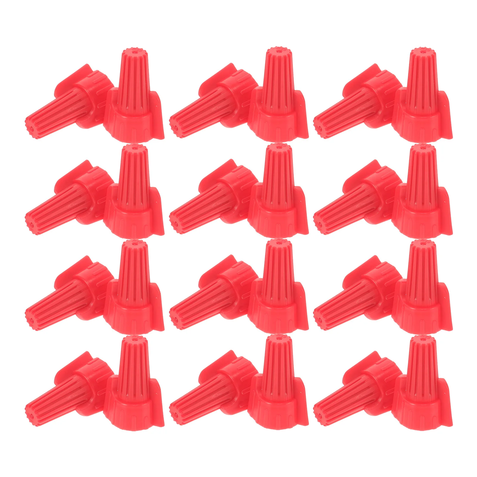 

100 Pcs Red Wire Connectors Nut Screw Terminals Nuts Crimping Cap Terminal Connectors Quick Reliable Electrical Automotive