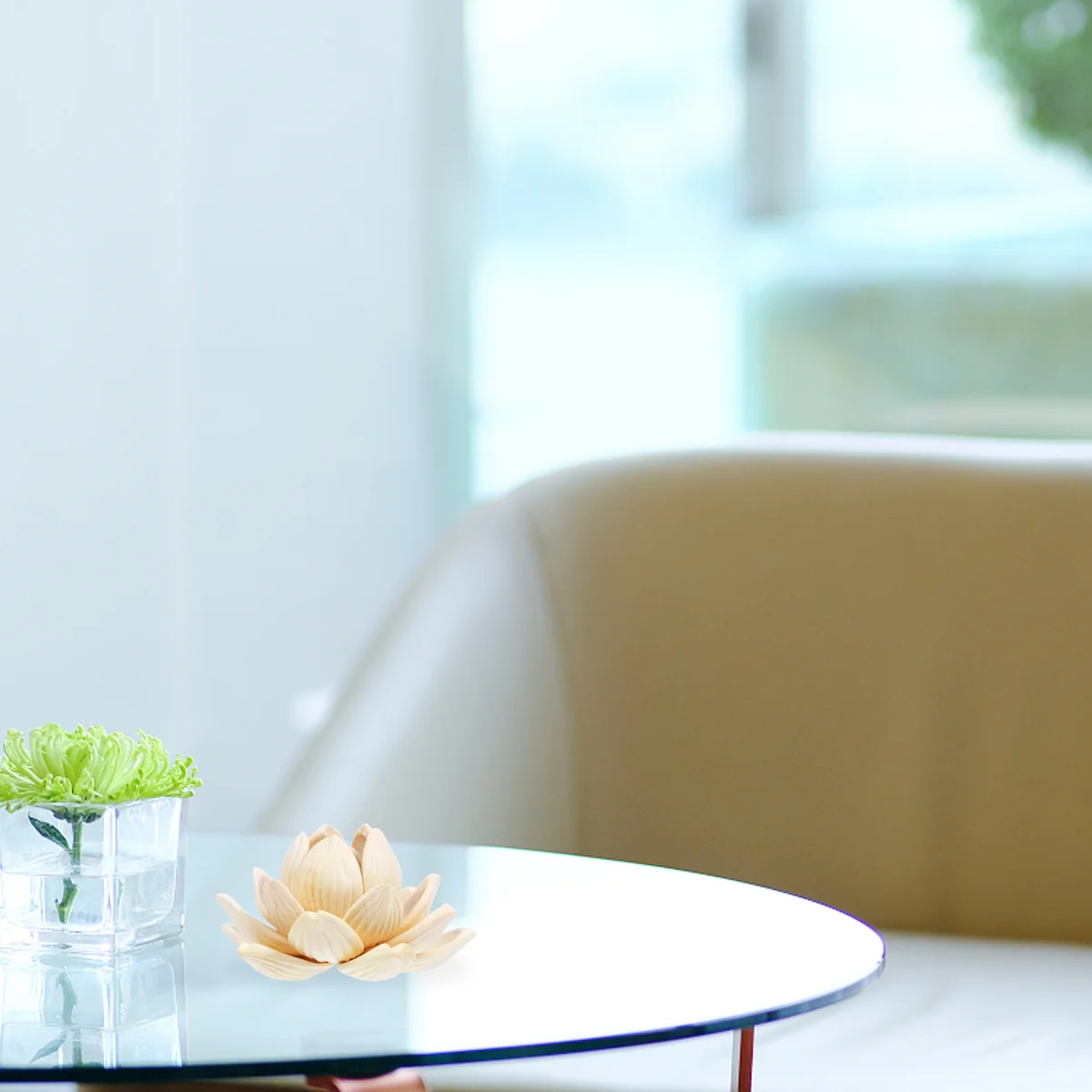 

Lotus Decor Desktop Home Decoration Tabletop Adornment For Gift Photography Craft Tool Home Decoration Accessory