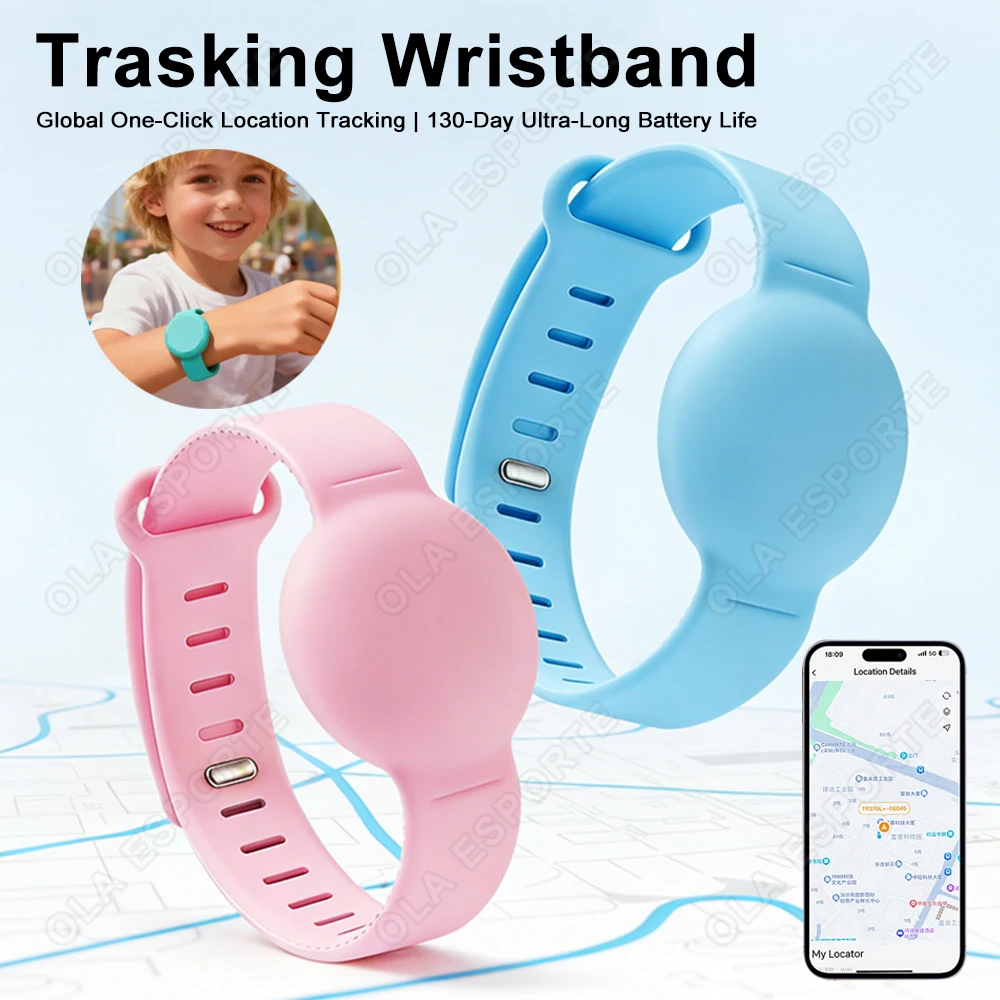New Global Tracker Children's Wristband Waterproof Locator Suitable For Android IOS Systems Pet Tracking Anti-Lost GPS Tracker