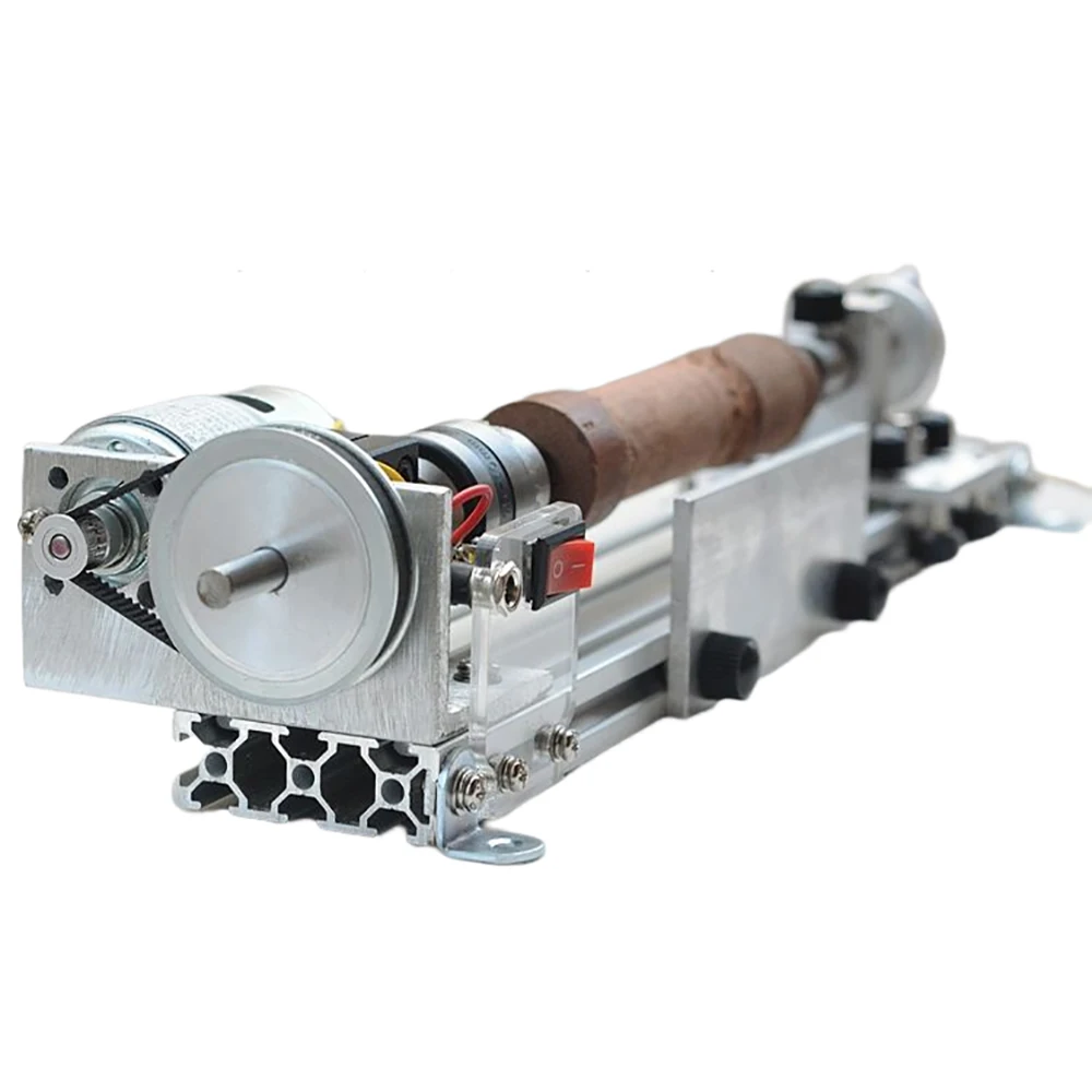 Imagem -05 - Atualizado Multifuncional Micro Torno Ajustável Mini Máquina de Polimento Moagem Torno para Trabalhar Madeira 775 Relação Engrenagem do Motor 1:5