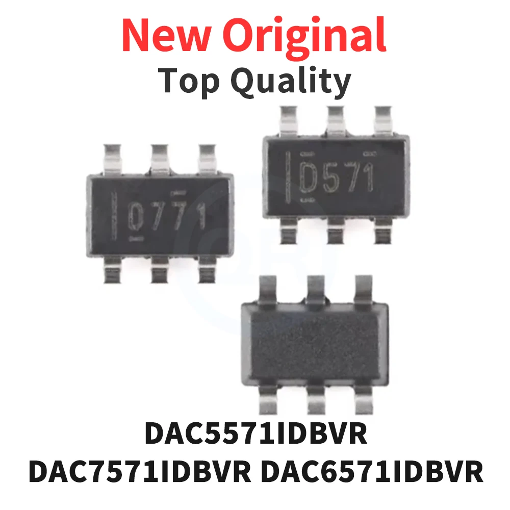 

(10 Pieces) DAC5571IDBVR DAC7571IDBVR DAC6571IDBVR D671 D771 D571 SOT23-6 New Original