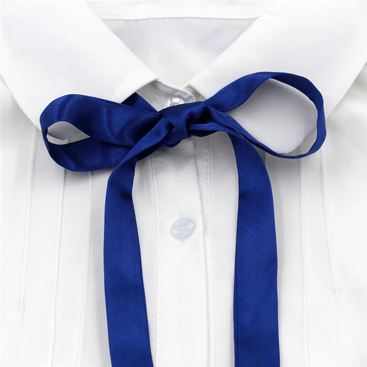 Bowtie for male and female students Korean long ribbon Japanese JK bow tie  college style black red spring and summer