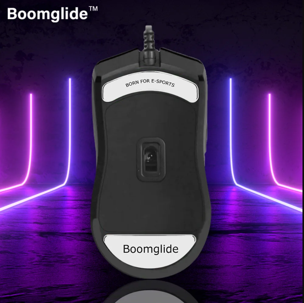 BOOMGLIDE Glass Mouse Foot Patch Suitable for Razer  Viper Mini Round Curved Edge Glass Skates