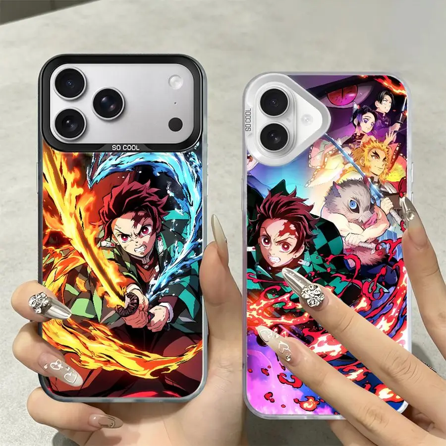Чехол для iPhone 17 Pro Max 12 Pro 14 Plus 11 15 13 Air 17e 16 D-Demon Anime S-Slayer