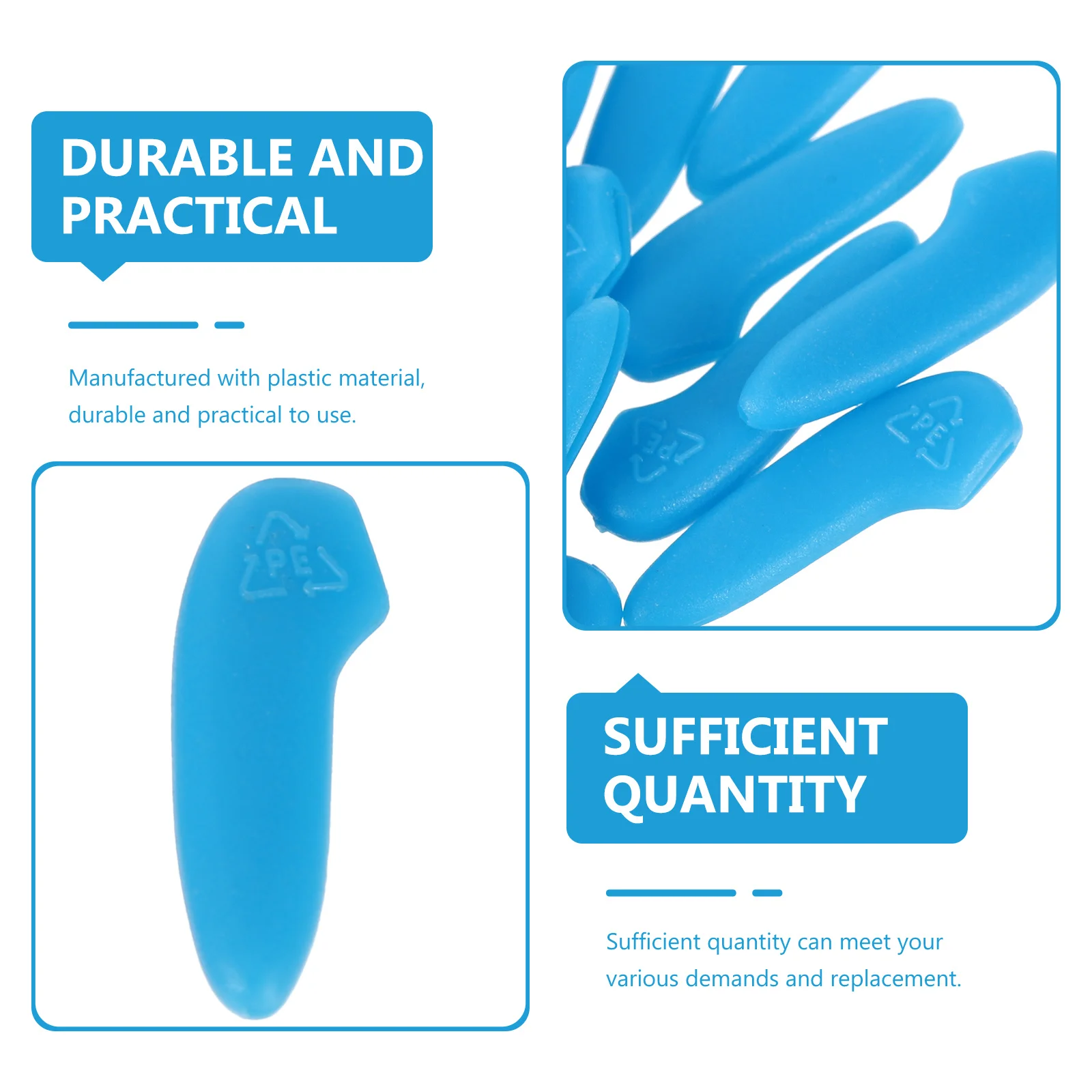 Juego de fundas protectoras para cuchillos, tapas de plástico para portaherramientas y almacenamiento de cajones, cubiertas de punta, protectores de punta, 50 Uds.