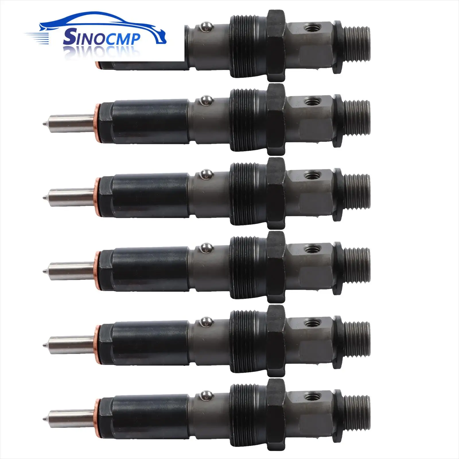 

6 PCS Fuel Injectors 3802748RX 4089270RX 3802818 3920532 3802322 Fit For Cummins Engine 6BT B Series 12V 5.9L Replacement Parts