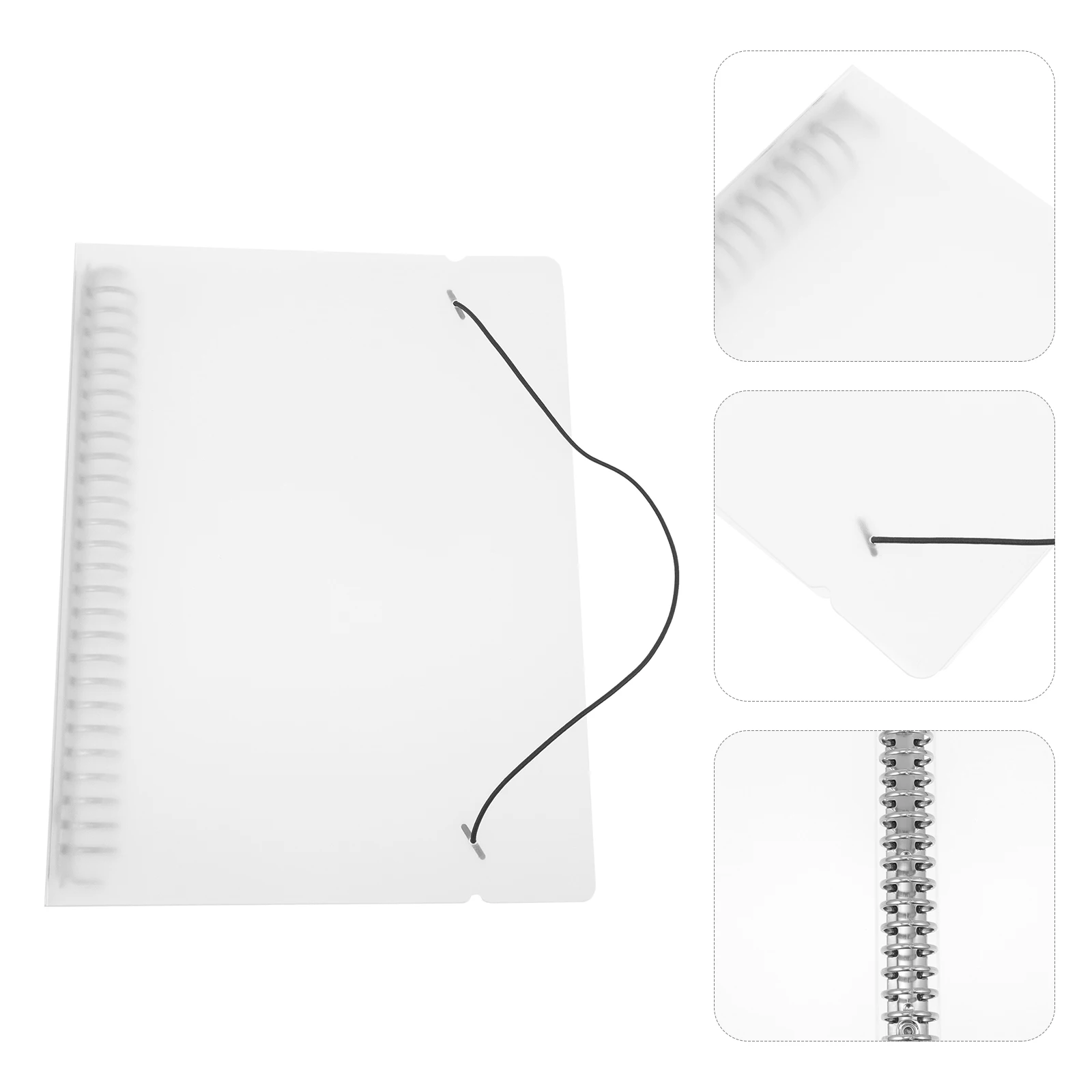 Hand Book Protector Pp Material Dustproof Smooth Easy Clean Long Lasting Use Planner Binder Cover Translucent