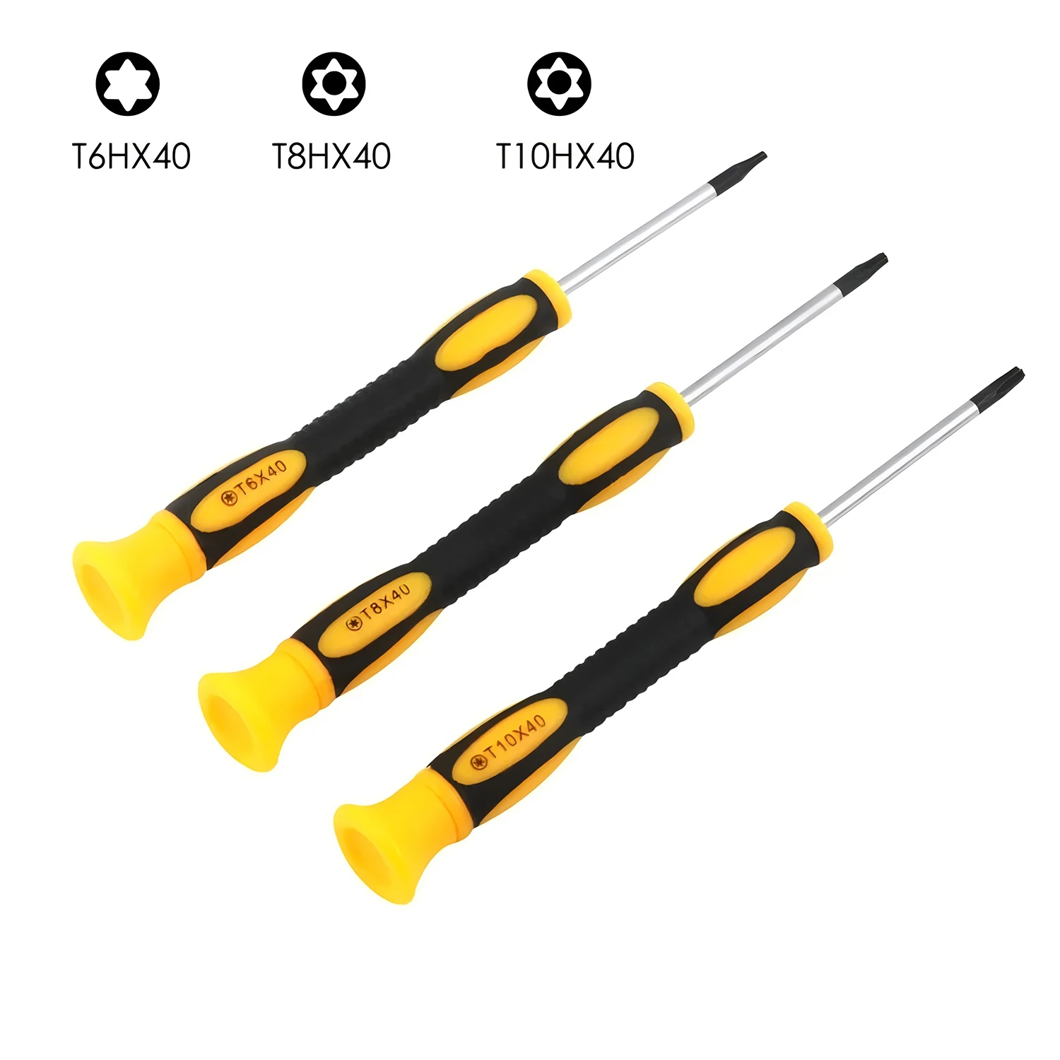 T6 T8 T10 Security Torx Screwdriver Set Repair Tool Kit for Xbox One/ 360 Controller PS3 PS4 Safe Prying Spudger Cleaning Brush