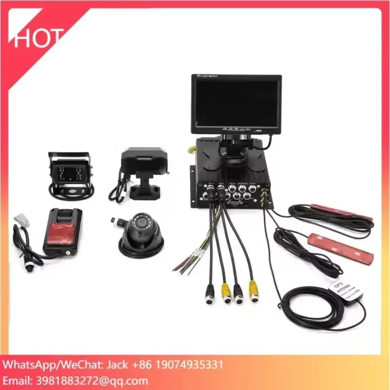 FL&OEM 4-Channel Digital Video Recorder with HDD/SD Storage for Bus ADAS DMS AI CCTV OEM Mobile DVR