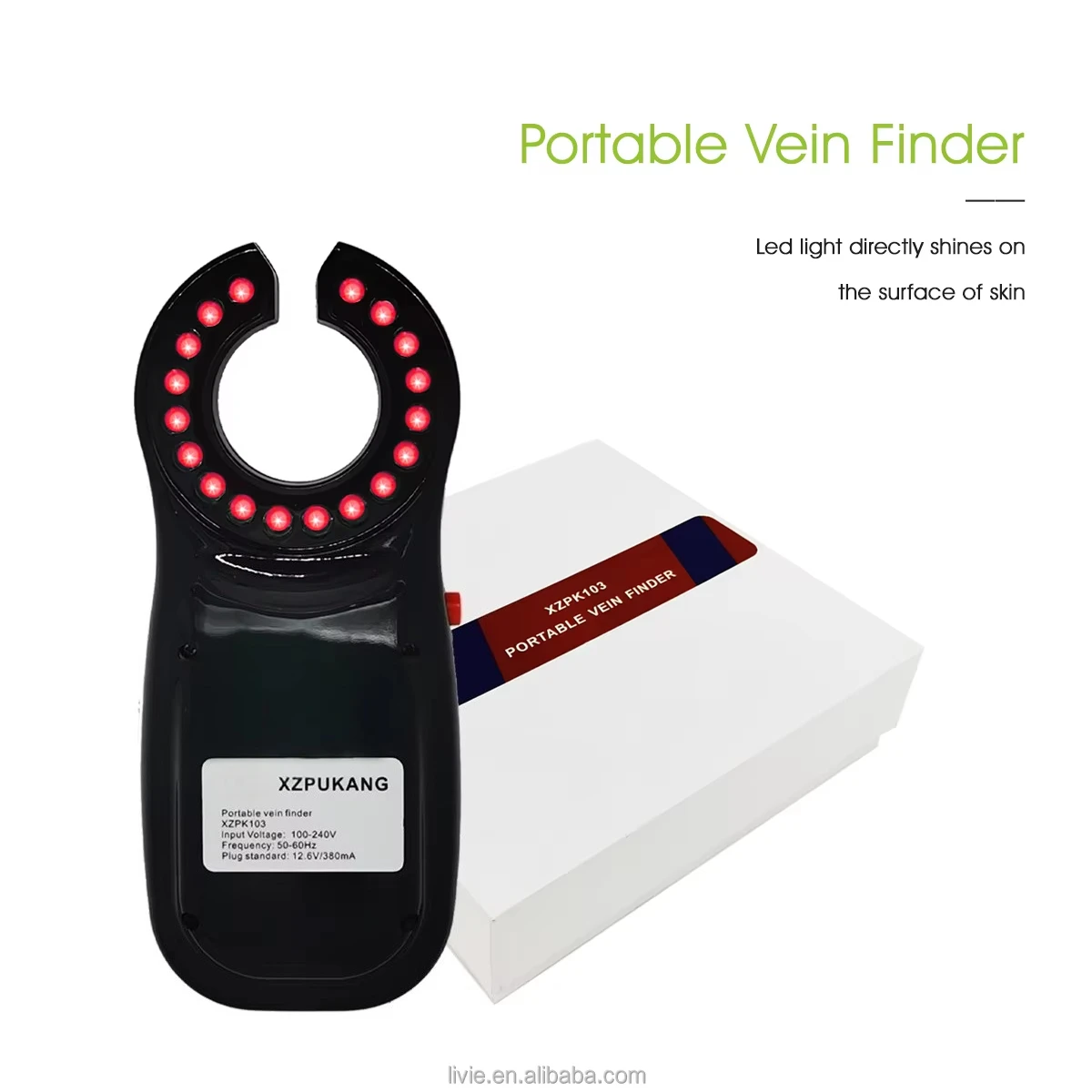 

Популярные медицинские принадлежности, портативные портативные устройства для визуализации вен, медсестра, детекторы вен