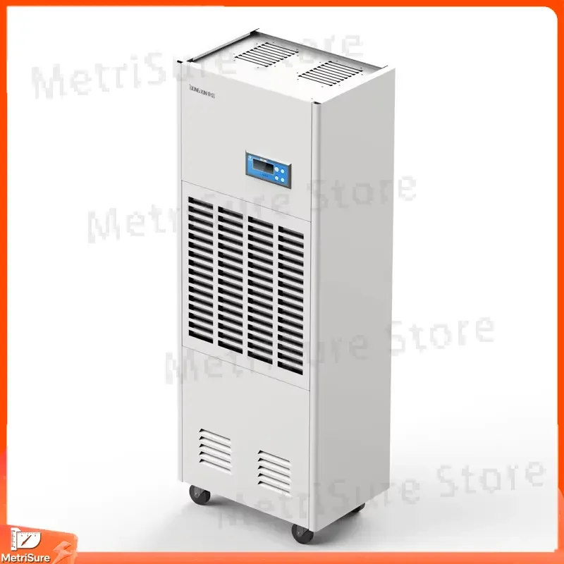 168L Day Industrial Dehumidifier with Drain Hose Low Noise Heavy Duty Moisture Remover for Basement Garage Warehouse Laundry