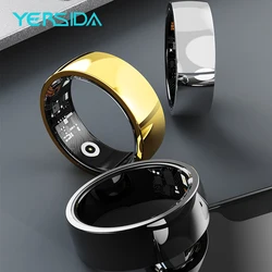 YERSIDA R09M Sport Smart Ring frequenza cardiaca in tempo reale monitoraggio del sonno dell'ossigeno nel sangue impermeabile IP68 foto telecomandata per adulti