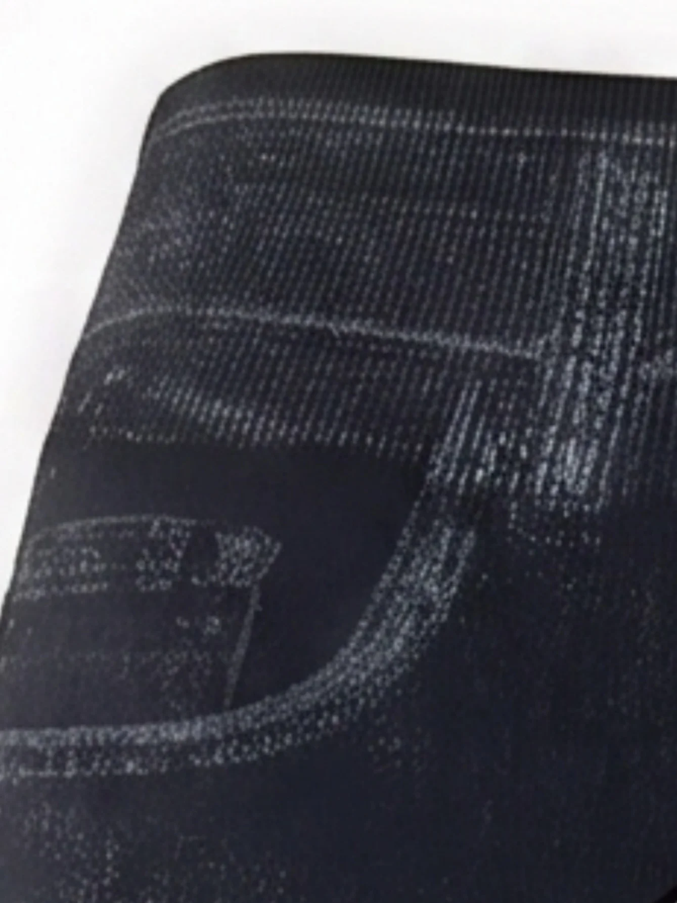 1er-Pack Schwarz-Grau Verlaufende Faux-Denim Knöchellange Leggings Hautfreundliche Stretch-Hose für Fahrradtouren Dates Arbeitsweg – Detail 5