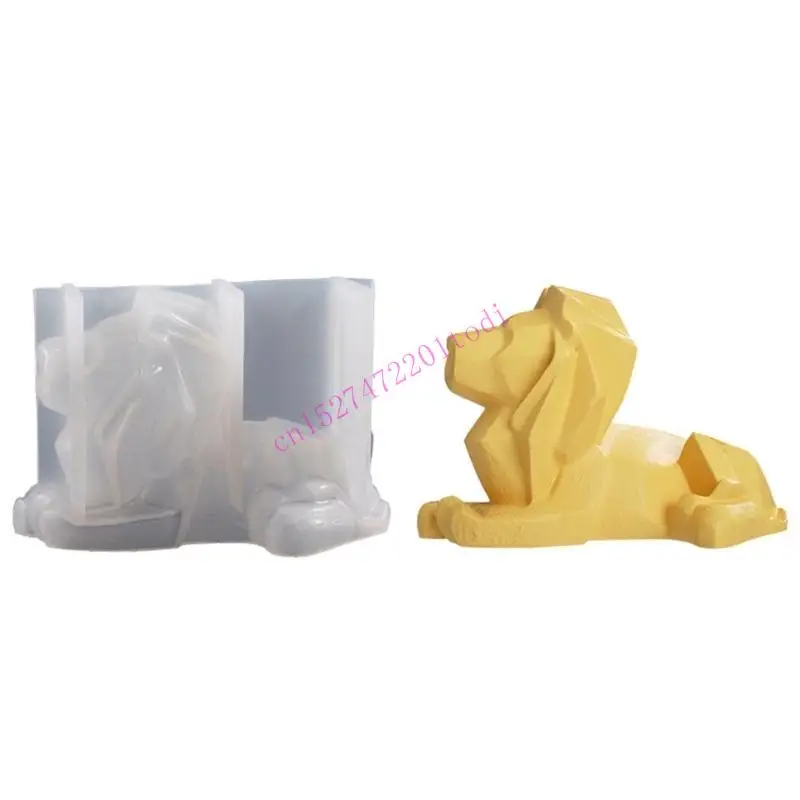 M76B Lion Silicone Candele
