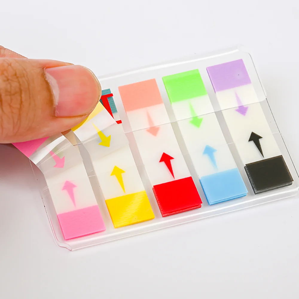 Colorful Arrow Flags Sticky Notes - Writable Easy Bookmarks & File Classifying Index Tabs for Office