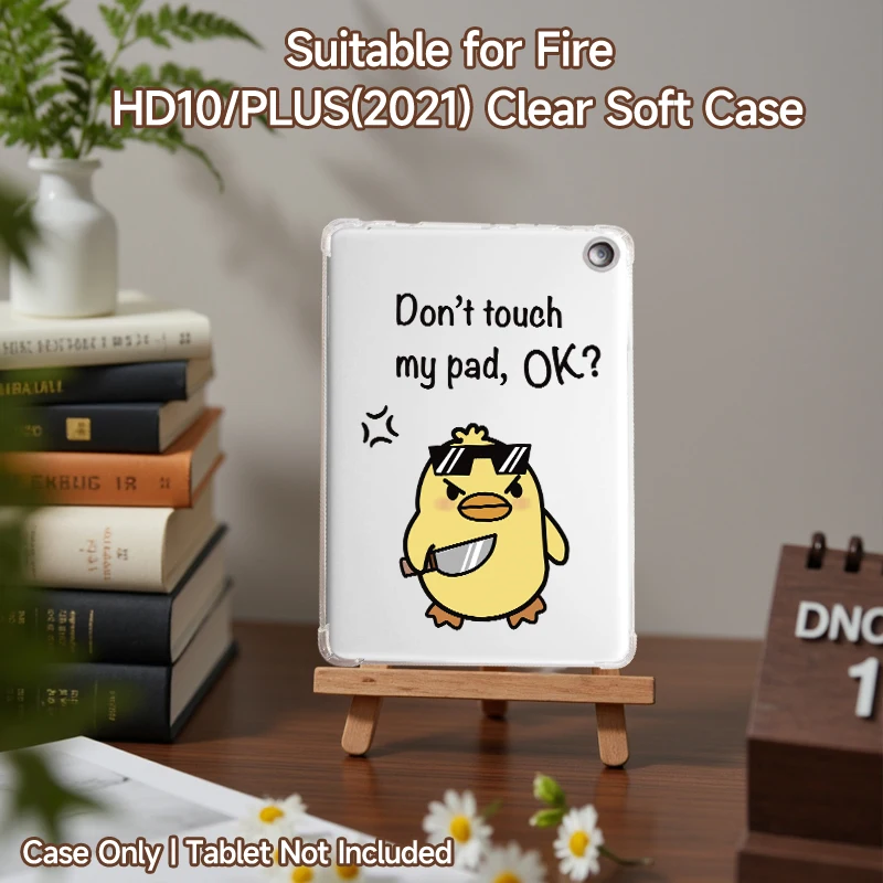 

Transparent soft shell Fire protective case,suitable for Fire HD8,HD10/HD10plus (2021),HD10 (2023),soft TPU,durable protection