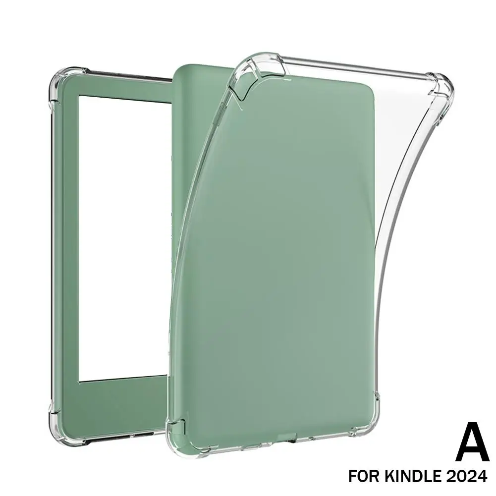 TPU Soft Protective Shell For Kindle 2024 Cases Four Corner Anti-drop Transparent Light Thickness Case For Kindle Scribe 20 X8J9