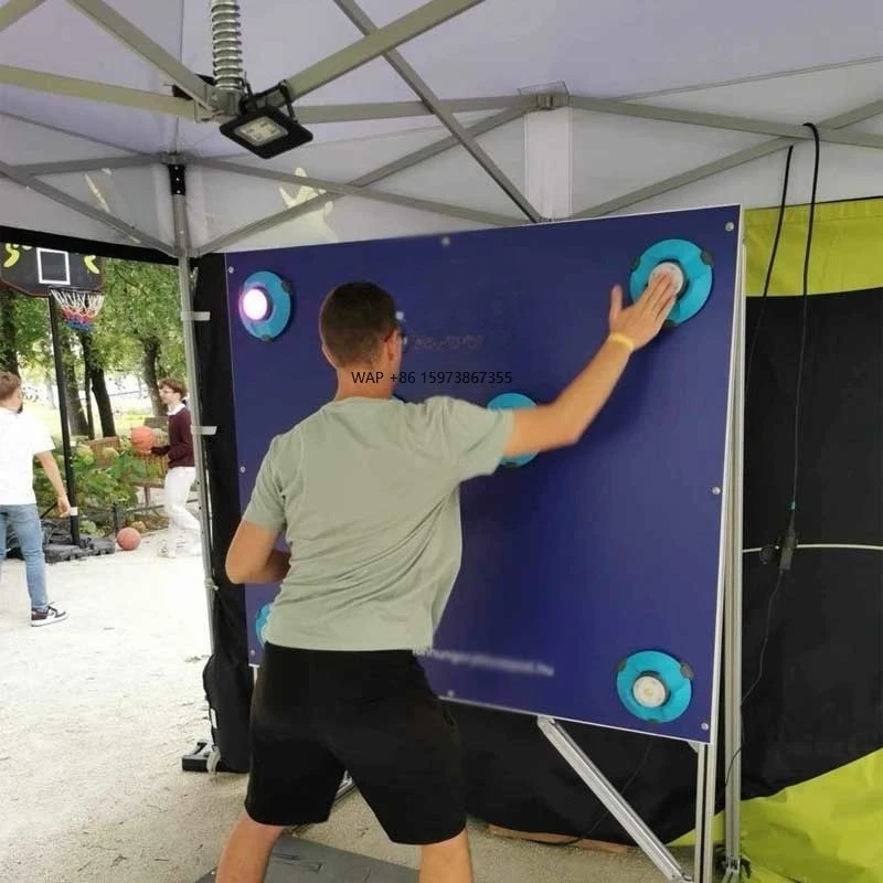 

Интерактивная тренировочная стена для реакции, интеллектуальная светодиодная сенсорная лампа, материал ПВХ, тренировка спортсмена, игры для фитнеса в помещении и на открытом воздухе.