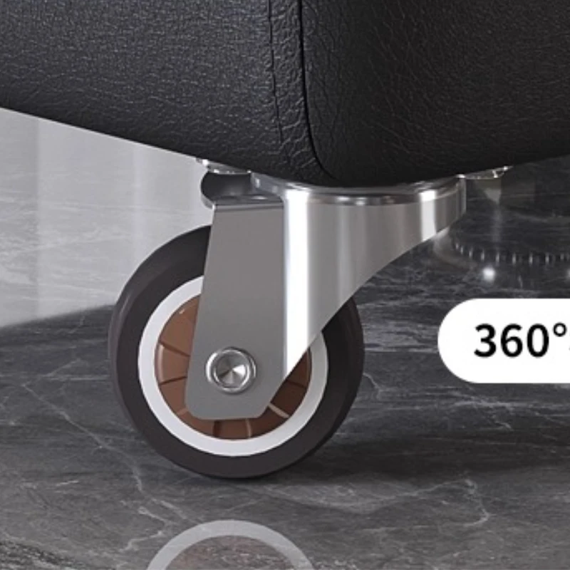 غرفة معيشة Yoyo Stool مع مسند ظهر بعجلة عالمية كرسي ترفيهي فردي كراسي غرفة المعيشة أثاث منزلي كرسي أريكة كسول