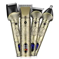 2024 NEW Professional Hair Trimmer Resuxi 2226 Kit Hair Clippers  Nose Hair Trimmer Men's Shaver Set with All Metal Body