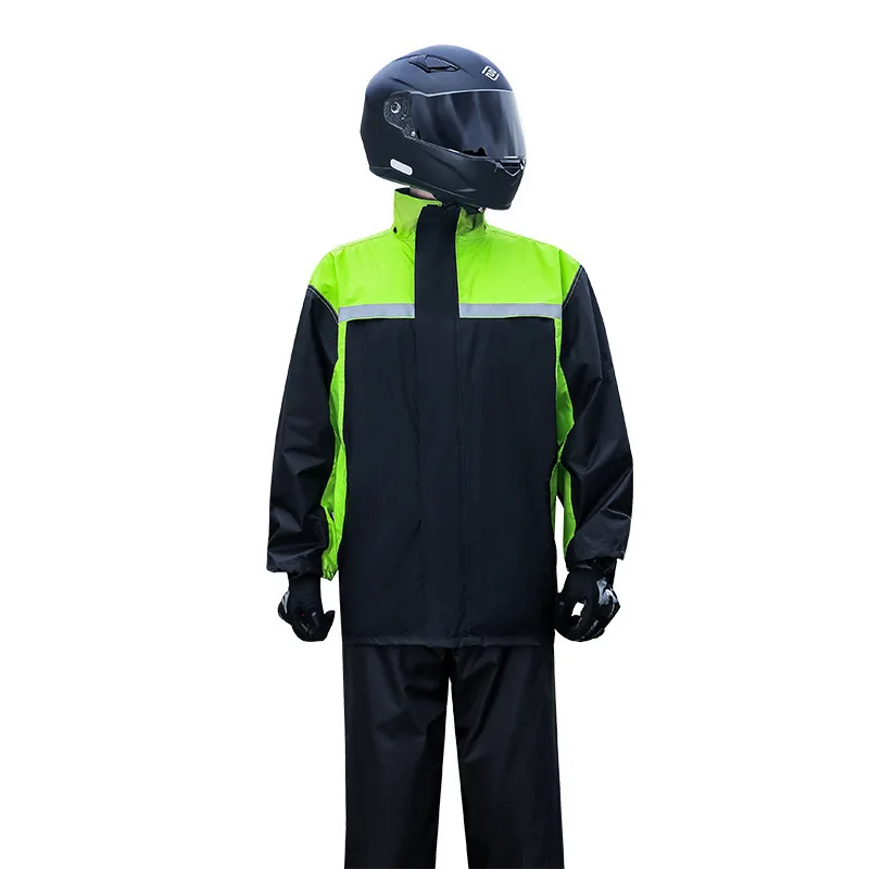 

Мужской стильный комплект: дождевик и брюки, полностью водонепроницаемый костюм для езды на велосипеде, мотоцикле, рыбалки и активного отдыха