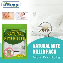 South Moon Mite Killer Bag Insect Worm Eliminator Pillow Sheet Sofa Anti-Mite Deodorant Antibacterial Natural Mites Remover Pack