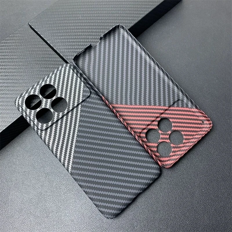 Cover For POCO X6 Pro Case PC Carbon Fiber Texture Pattern Matte Hard Case For Xiaomi POCO X6Pro 5G Funda Slim Ultra Thin Bumper