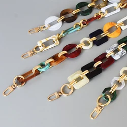 Lady Handbag Strap DIY Single Shoulder Bag Chain DIY Purse Replacement Charm Acrylic Resin Chain Belt Bag Part Accessories   ﻿