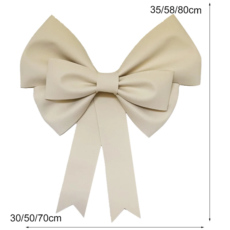 70/50/30 سنتيمتر العملاق كريم القوس إيفا رغوة ورقة Bow بها بنفسك القوس جارلاند قوس ل القوس عيد ميلاد الفتيات Coquette الزفاف دش ديكور الحفلات