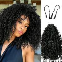 12A Kinky Curly Crochet Human Hair Small Spirals Curly Bundles Brazilian Curly Weave Water Wave Virgin Feather Hair Extension For Black Women 2