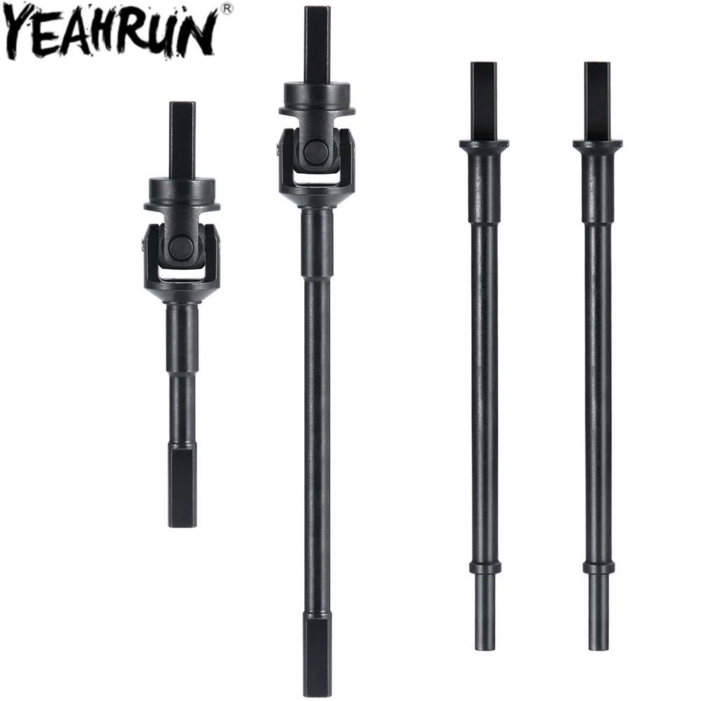 

YEAHRUN Front Rear Axle CVD Drive Shaft Dogbone for 1/10 RC Crawler Car Axial SCX10 III AXI03006 AXI03007 Jeep Gladiator Parts