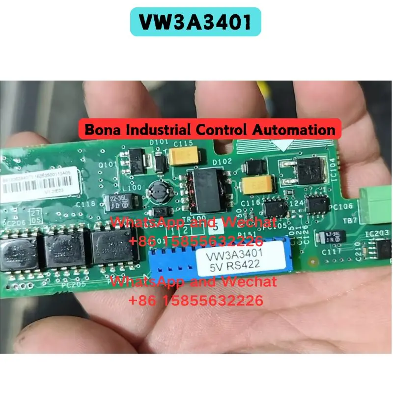 Used OEM disassembled parts VW3A3401 VW3A3407 PG card Functional test OK Fast Shipping