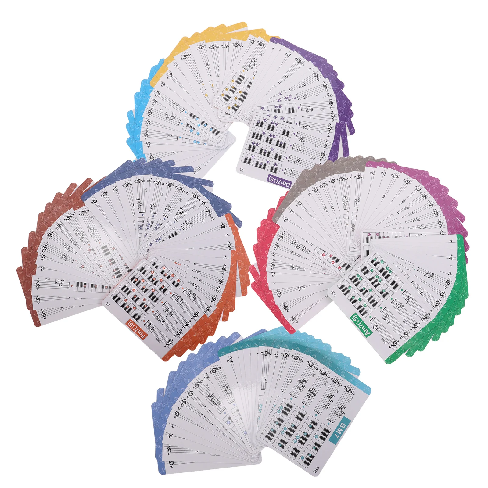 

1 Set Piano Chord Flash Cards For Beginners Professional Paper Chord Chart Practice Tool Essential Learning Guide Reference