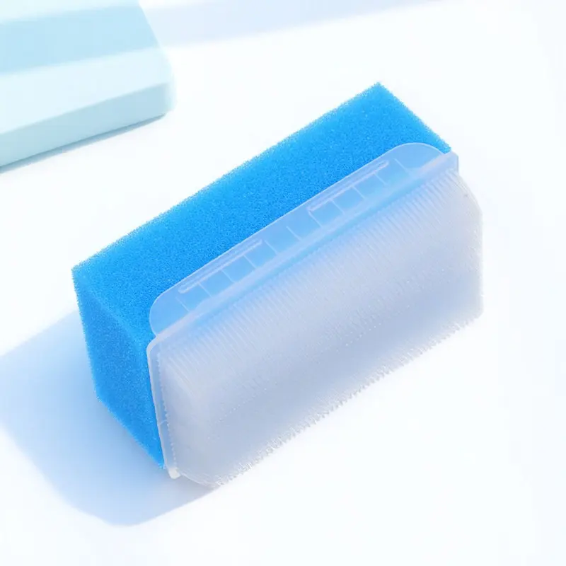 

Sensory Training Brush Blue Soft Hair Baby Toddler Calming Bath Scrubber