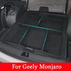 For Geely Monjaro KX11 Grand Koleos 2024 Car Styling Trunk Folding Storage Box Multi-function Box Auto Modificated Accessories