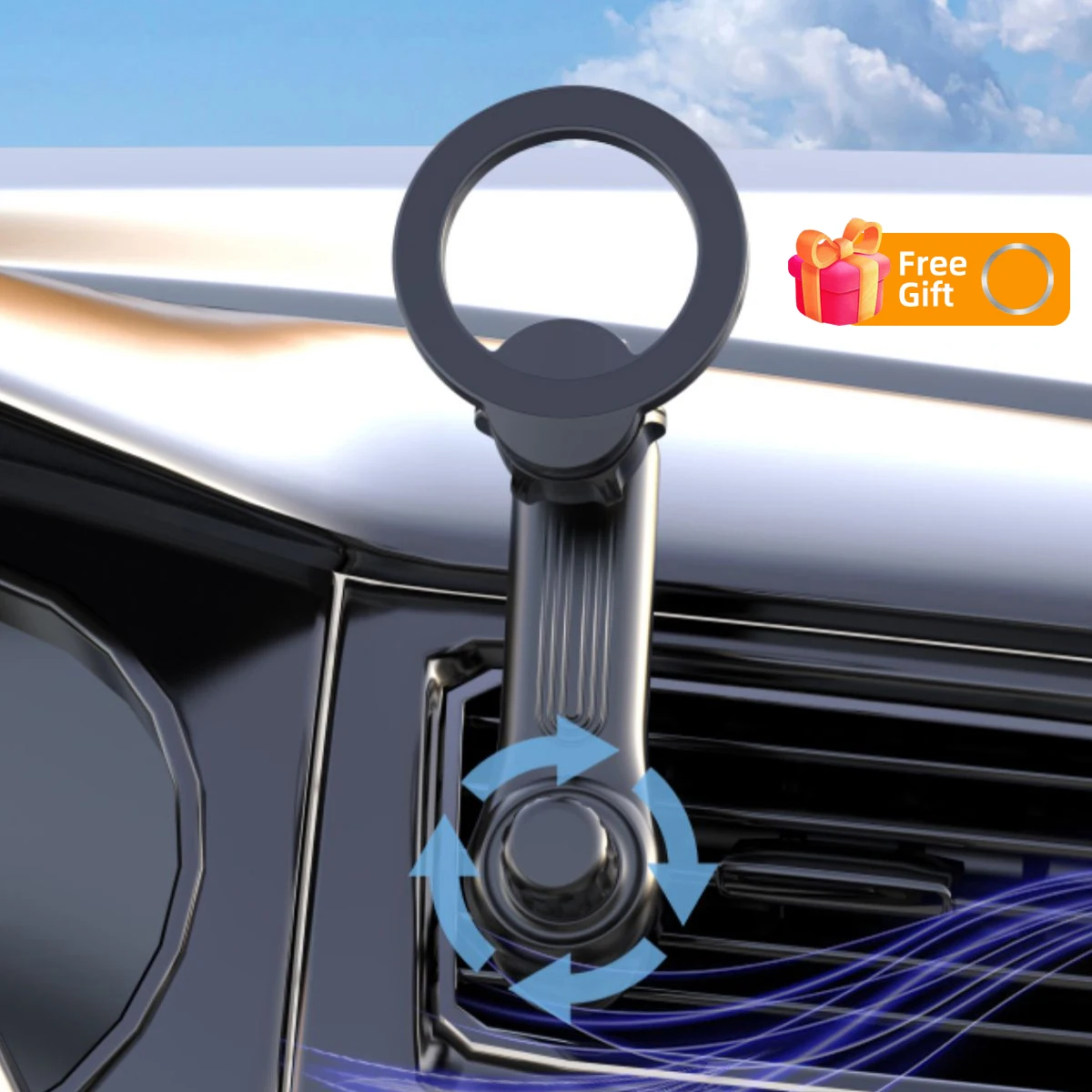 New Magnetic Car Phone Holder Magnet Car Air Vent Clip for iPhone 13 12 Pro Max for Magsafe Car Phone Stand Support GPS Bracket