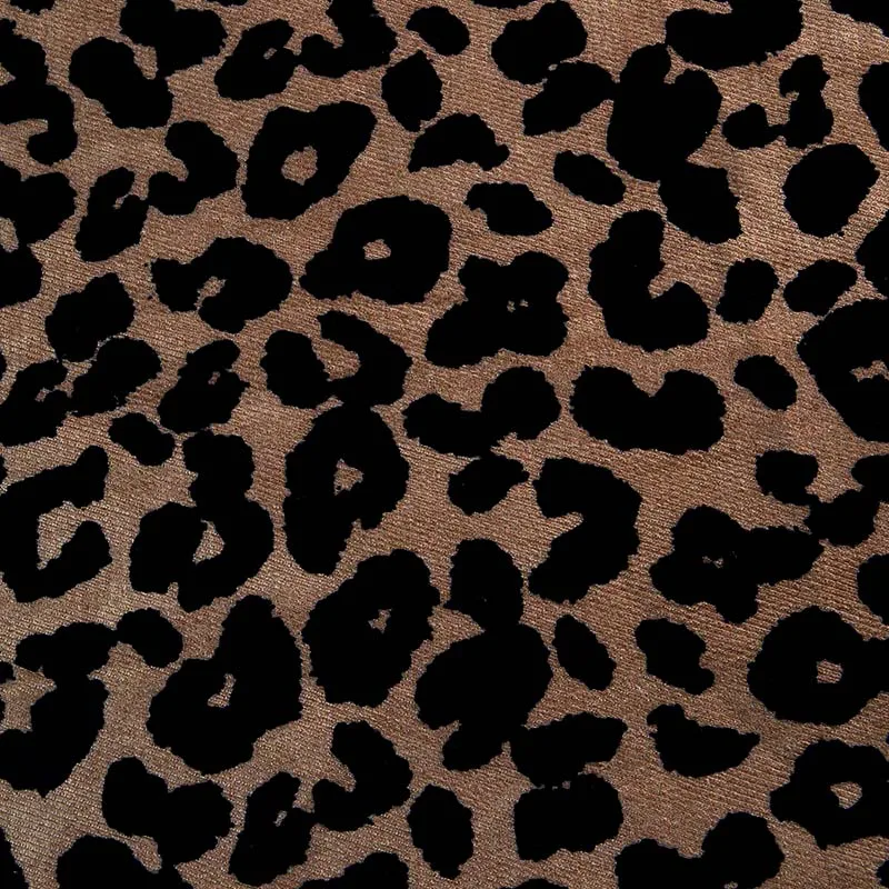 New pattern Corduroy fabric Polyester Leopard print print cloth manual Sewing DIY clothing Women's dress Casual wear Fabric