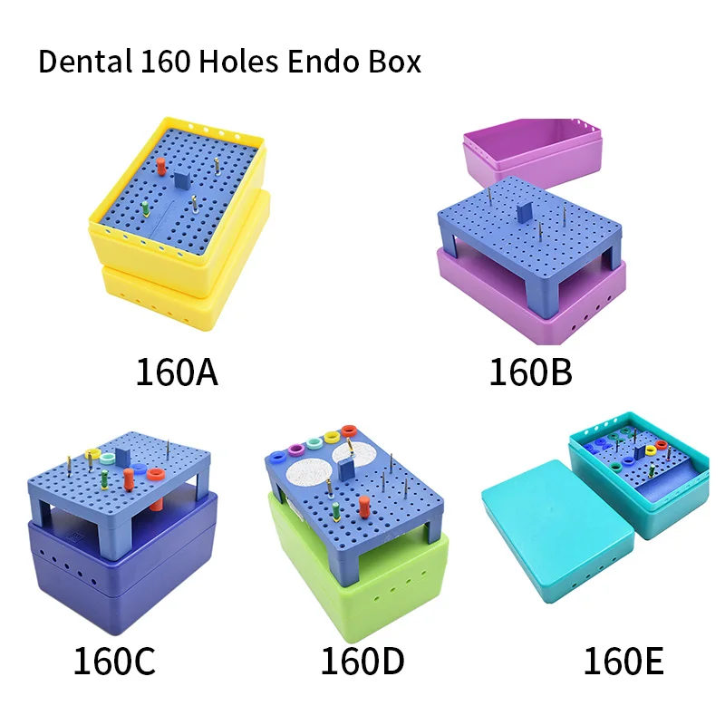 Dental Instrument Multifunction Sterilizable Box for Endo Files Diamond bur supplies Dental materials