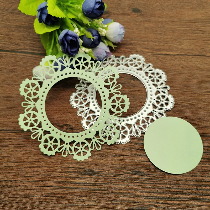 Vintage lace Metal Cutting Dies Craft Stamps die Cut Embossing Card Make Stencil