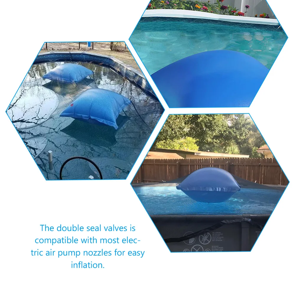 Swimming Pool Inflatable Pillow Long-lasting Air for above Ground Pools Aldult Winter Pvc Float Cover Set Support