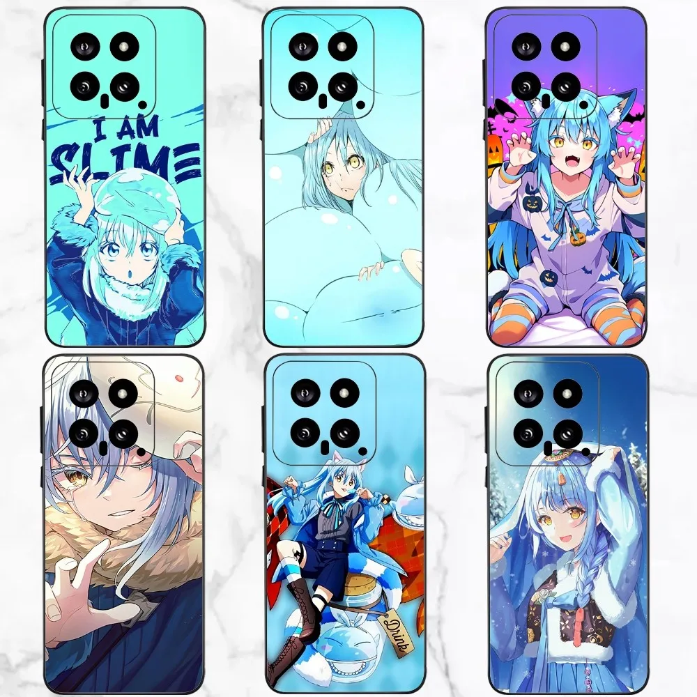 Slime Tensei Anime Rimuru Phone Case For Xiaomi 11 Redmi Note 11 5G 8T 9A 9 10T Note8Pro Note9 12SUltra Black Case