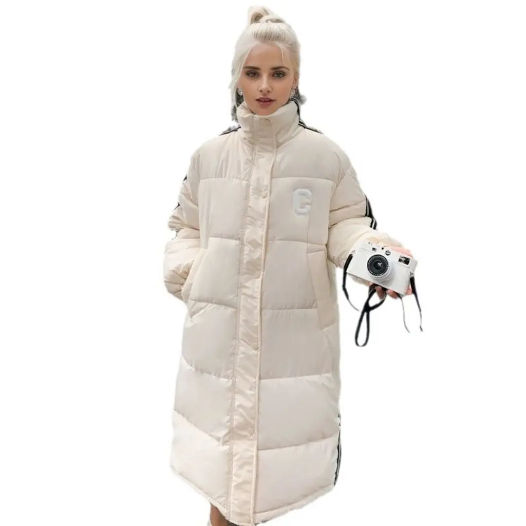 

Women's Mid-Length down Cotton-Padded Coat Korean Style Casual Winter Fashionable Bread Coat for Ladies