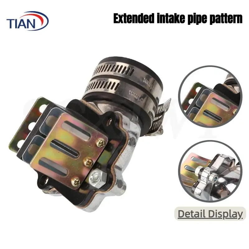 Modified carburetor intake pipe interface manifold intake valve JOG50/90 2/3/4/5 generation Yinlong Fengfan