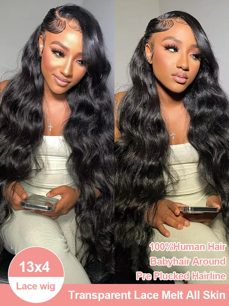 13x4 Hd Объемная волна Парики фронта шнурка Полный парик человеческих волос для женщин Бразильские предварительно выщипанные 13x6 30 40 дюймов 360 Кружевной фронтальный парик