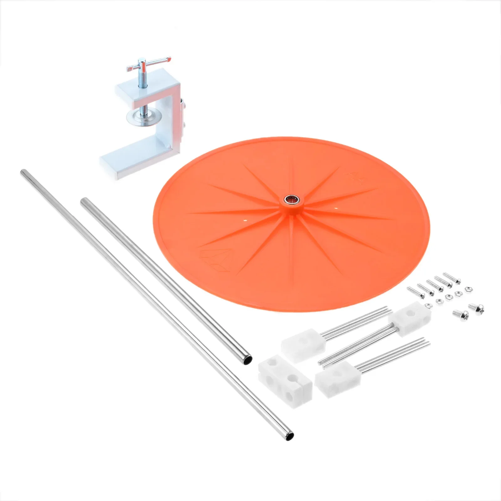 

Plastic Metal Tape Cloth Bias Holder Stand w/ Mounting Clamp for Walking Foot Industrial Lockstitch Coverstitch Sewing Machine