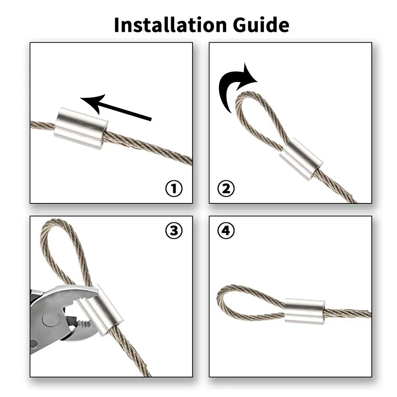 3.0mm Diameter 10M Stainless Steel Wire Rope Cable Lifting Load Bearing Strong Waterproof Corrosion-Resistant Clothesline 7X19